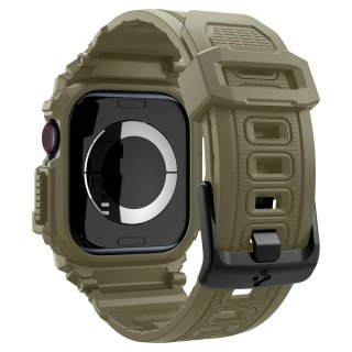 ETUI Z PASKIEM DO APPLE WATCH 10 (46MM) VINTAGE KHAKI SPIGEN RUGGED ARMOR PRO