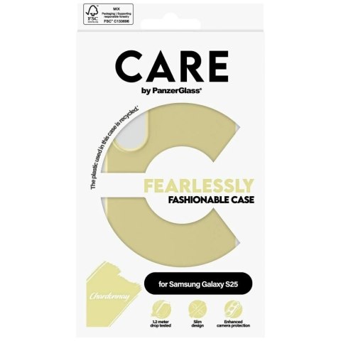 Etui CARE do Samsung Galaxy S25 by PanzerGlass Fashion Chardonnay Plecki