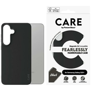 Etui CARE do Samsung Galaxy S25+ by PanzerGlass Fashion Qi MagSafe Czarny