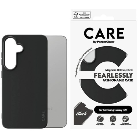Etui CARE do Samsung Galaxy S25 by PanzerGlass Fearlessly Magnetic Czarny