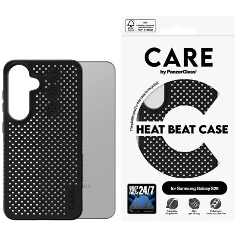 Etui CARE do Samsung Galaxy S25 by PanzerGlass Feature Case Czarny