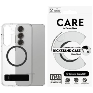 Etui CARE do Samsung Galaxy S25+ by PanzerGlass Feature Kickstand QI Clear