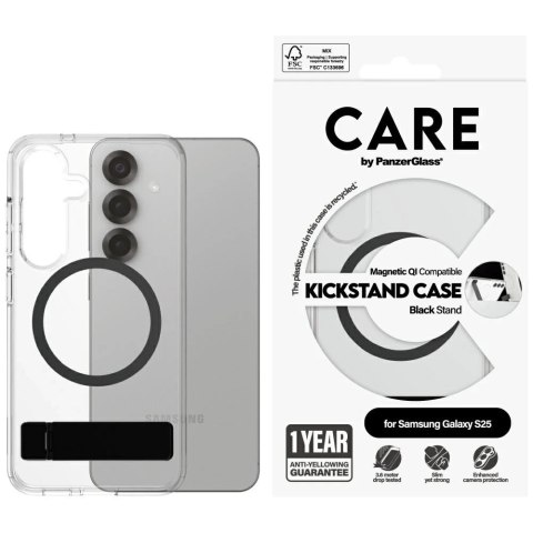 Etui CARE do Samsung Galaxy S25 by PanzerGlass Kickstand Case Magnetic QI