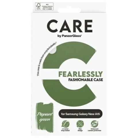 Etui do Samsung Galaxy A16 | A16 5G CARE by PanzerGlass® Fashionable Case Zielony