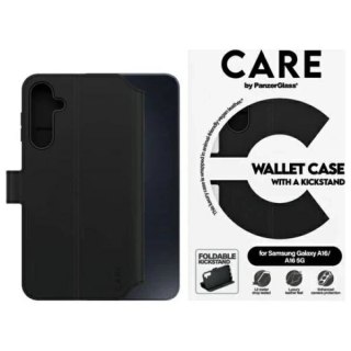 Etui do Samsung Galaxy A16 CARE by PanzerGlass Feature Kickstand Wallet Czarny