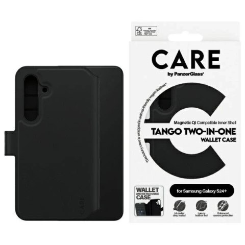Etui do Samsung Galaxy S24+ CARE by PanzerGlass Feature Tango Wallet 2w1 Czarny