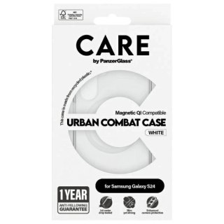 Etui do Samsung Galaxy S24 CARE by PanzerGlass Flagship QI Case Clear