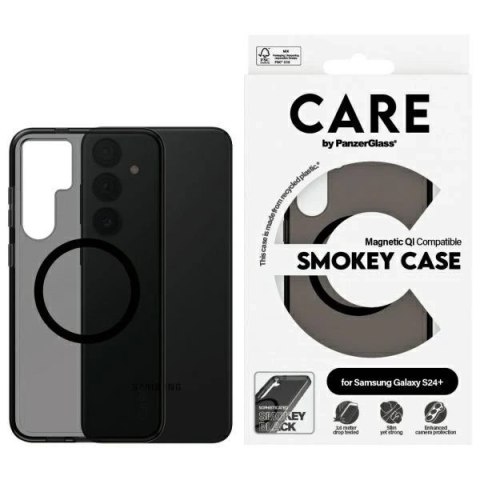 Etui do Samsung Galaxy S24+ CARE by PanzerGlass Flagship QI Case Dymny