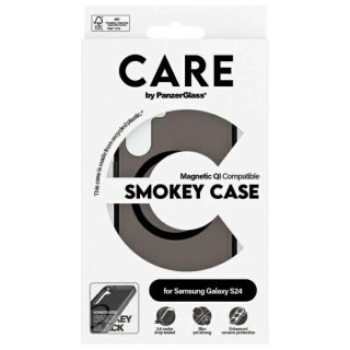 Etui do Samsung Galaxy S24 CARE by PanzerGlass Flagship QI Case Smoke