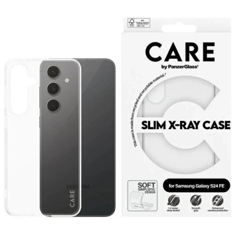 Etui do Samsung Galaxy S24 FE CARE by PanzerGlass Slim X-Ray Case Przezroczysty