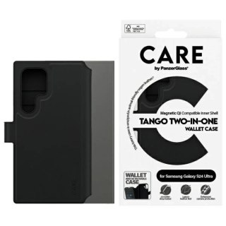 Etui do Samsung Galaxy S24 Ultra CARE by PanzerGlass Feature Tango Wallet 2w1 Czarny