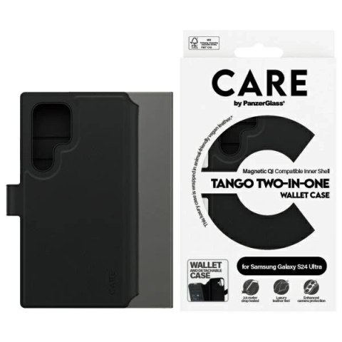 Etui do Samsung Galaxy S24 Ultra CARE by PanzerGlass Feature Tango Wallet 2w1 Czarny