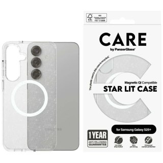 Etui do Samsung Galaxy S25+ CARE by PanzerGlass Flagship Urban Combat StarLight White QI przezroczyste