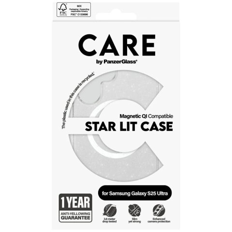 Etui do Samsung Galaxy S25 Ultra CARE by PanzerGlass Flagship Urban Combat StarLight White QI