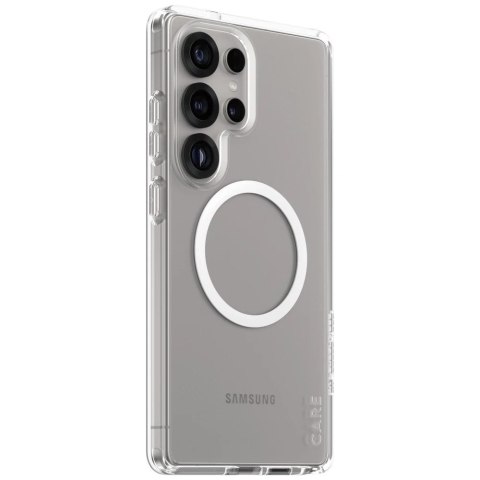 Etui do Samsung Galaxy S25 Ultra CARE by PanzerGlass Flagship Urban Combat White QI przezroczyste