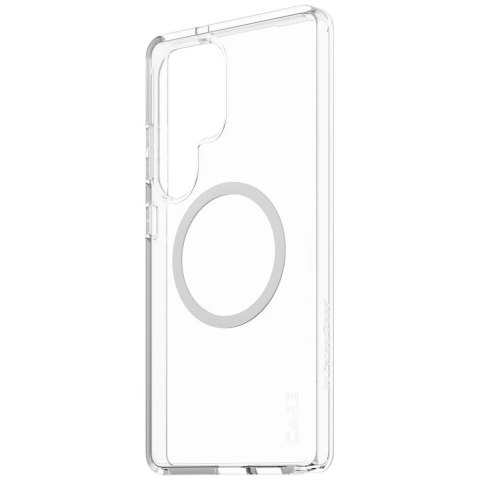 Etui do Samsung Galaxy S25 Ultra CARE by PanzerGlass Flagship Urban Combat White QI przezroczyste