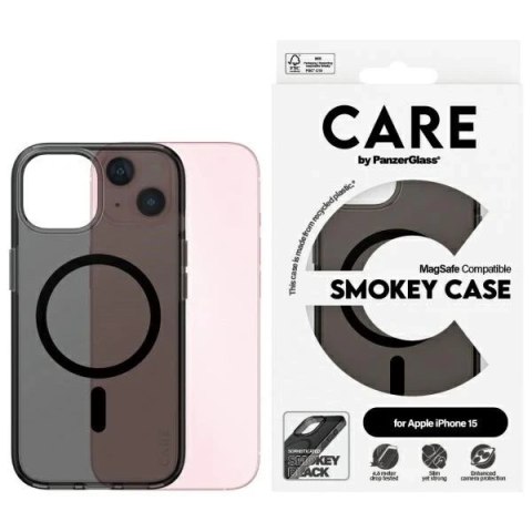 Etui do iPhone 15 CARE by PanzerGlass Urban Combat Case 6,1" Przezroczysty