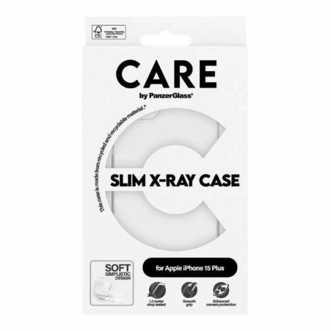 Etui do iPhone 15 Plus CARE by PanzerGlass Slim X-Ray Case 6,7" Przezroczysty