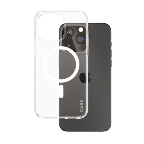 Etui do iPhone 15 Pro Max CARE by PanzerGlass Urban Combat Case MagSafe Przezroczysto-Białe