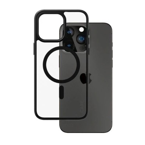 Etui do iPhone 15 Pro Max CARE by PanzerGlass Urban Combat Case MagSafe Przezroczysto-Czarne