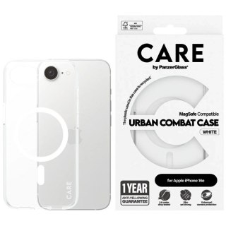 Etui do iPhone 16e CARE by PanzerGlass Flagship Urban Combat White QI