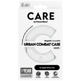 Etui do iPhone 16e CARE by PanzerGlass Flagship Urban Combat White QI