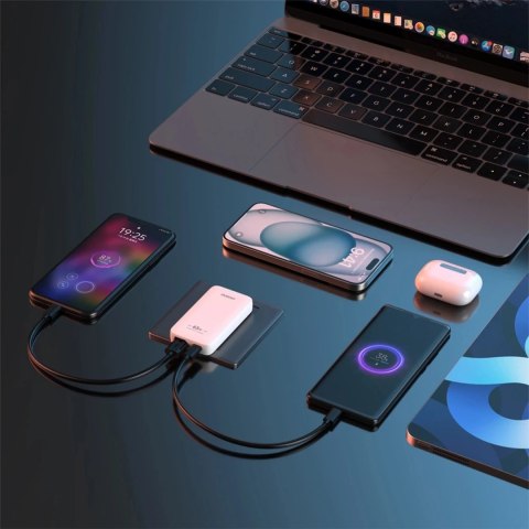 Ładowarka sieciowa GaN Dudao A65Q 65W USB-C/USB-A PD EU/US - biała