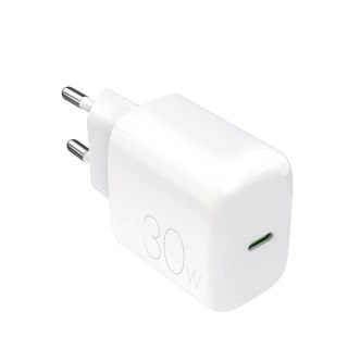 Ładowarka sieciowa Puro PROLITE 30W USB-C biała szybkie ładowanie