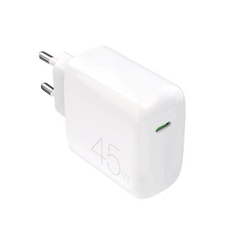 Ładowarka sieciowa Puro PROLITE 45W USB-C biała szybkie ładowanie PD