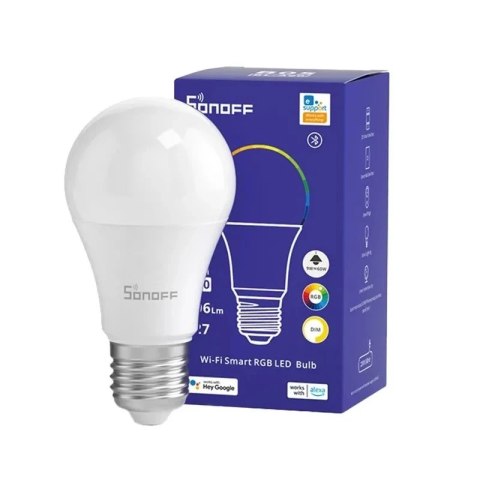 ONOFF B02-B-A60 SMART ŻARÓWKA LED E27 806LM WiFi, Energooszczędna Biała