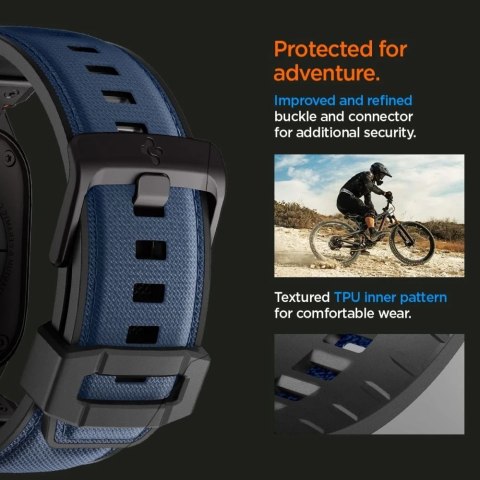 Pasek Opaska Spigen DuraPro Armor do Apple Watch 42-49mm - Navy Blue Niebieska