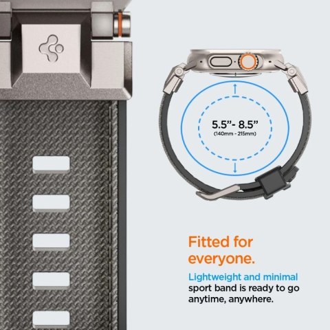 Pasek Opaska Spigen DuraPro Armor do Apple Watch 42-49mm - Szary