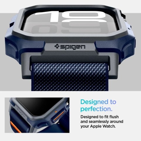 Pasek Opaska do APPLE WATCH 10 (46MM) GRANATOWA SPIGEN LITE FIT PRO