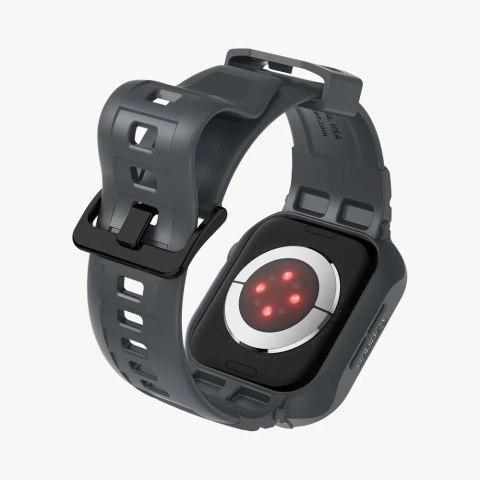 Pasek do Apple Watch 4-9 / SE 44-45mm Spigen Rugged Armor Pro Szary