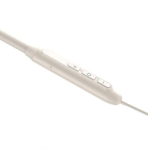 Słuchawki bezprzewodowe na szyję Joyroom JR-D8 kremowa biel Bluetooth 5.4