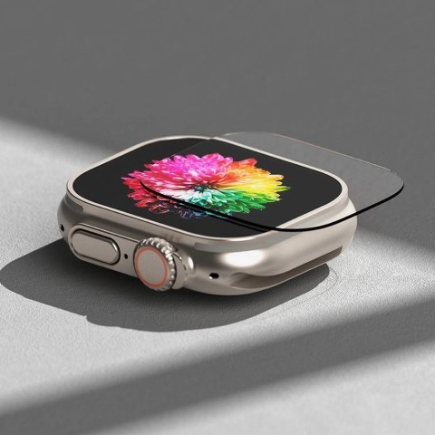 Szkło hartowane na Apple Watch Ultra 1/2 49 mm Ringke Easy Slide Clear