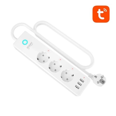 Inteligentna listwa zasilająca WiFi Gosund P1 PLUS (3x AC, 3x USB-A)