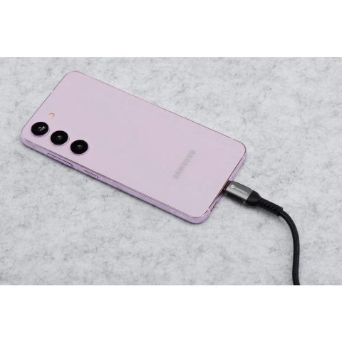 Kabel USB-A do Lightning 12W 3m Nylon Forcell Aluminiowy iPhone iPad