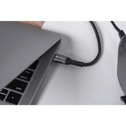Kabel USB-C do USB-C 100W 1,2m Nylon QC 4.0 PD SUPERVOOC