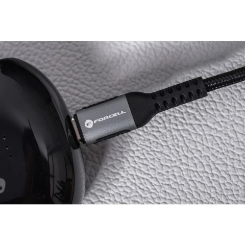 Kabel USB-C do USB-C 100W 1,2m Nylon QC 4.0 PD SUPERVOOC