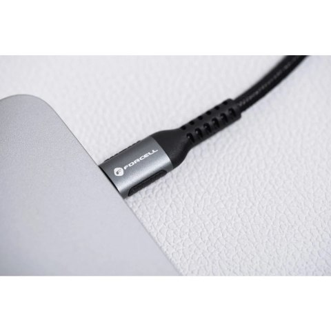 Kabel USB-C do USB-C Forcell 100W 5A QC 4.0 PD Nylon 3m Laptop