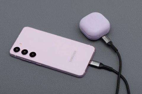 Kabel USB-C do USB-C Forcell 240W 5A PD QC 4.0 Nylon 2m Laptop Turbo