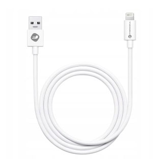 Kabel USB do Lightning Forcell 1m 1A TPE Biały iPhone iPad AirPods