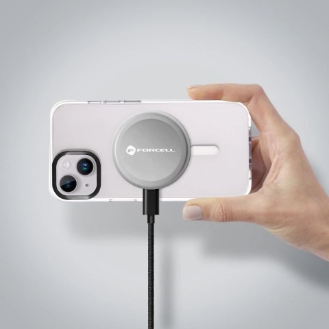 Ładowarka Indukcyjna Forcell Smart Charge Qi2 MagSafe 15W USB-C