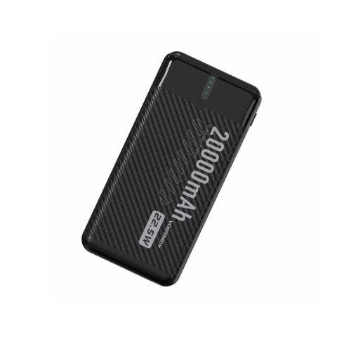 POWERBANK DENMEN BATERIA AWARYJNA CZARNA 20000mAh DP41 USC + TYP-C