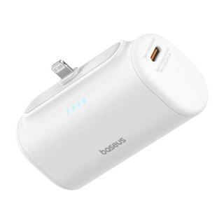 Powerbank Baseus Compact IP 5000mAh 20W Lightning + USB-C Biały