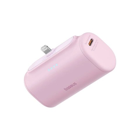 Powerbank Baseus Compact IP 5000mAh 20W Lightning + USB-C Różowy