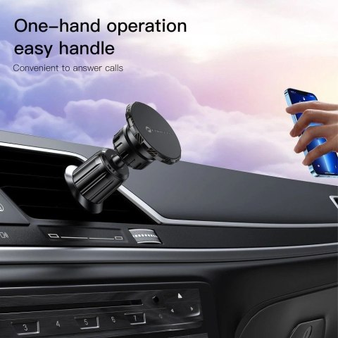 Uchwyt Samochodowy FORCELL F-GRIP MagElite magnetyczny do kratki czarny