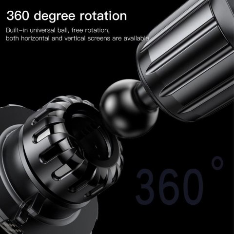 Uchwyt Samochodowy FORCELL F-GRIP MagElite magnetyczny do kratki czarny