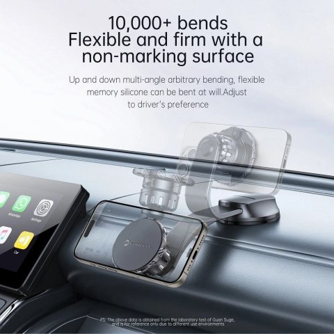 Uchwyt Samochodowy Forcell Magnetyczny Elastyczny 20 cm 2w1